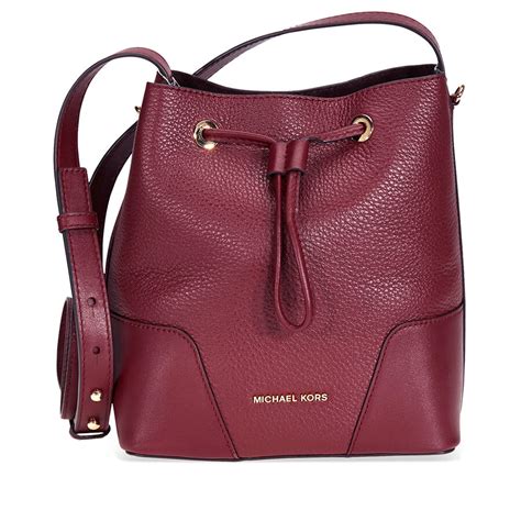 michael kors oxblood purses|Michael Kors trunk bag.